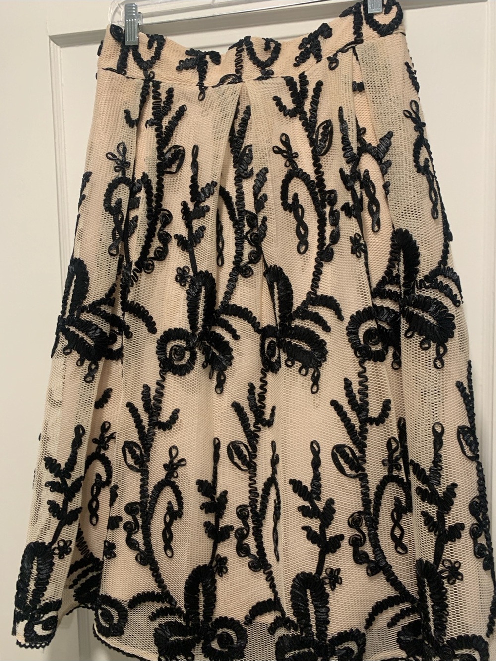 Beautiful black and white Anthropology skirt